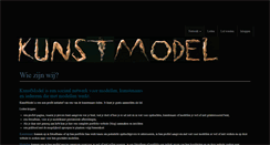 Desktop Screenshot of kunstmodel.nl