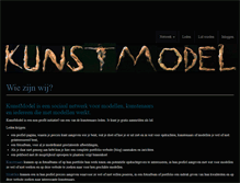 Tablet Screenshot of kunstmodel.nl